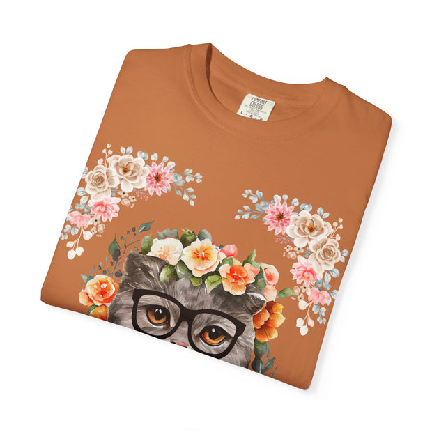 Geeky Goddess Gray Cat Unisex T-Shirt