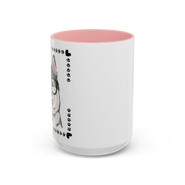 Geeky Good Siberian Husky Accent Coffee Mug