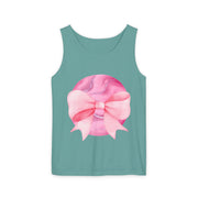 Pink Planet Wrapped In Bow Unisex Tank Top
