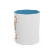 Geeky Goddess Gray Cat Accent Coffee Mug