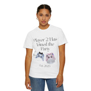 'Player 2 Has Joined The Party' 'Est. 2025' Unisex T-shirt