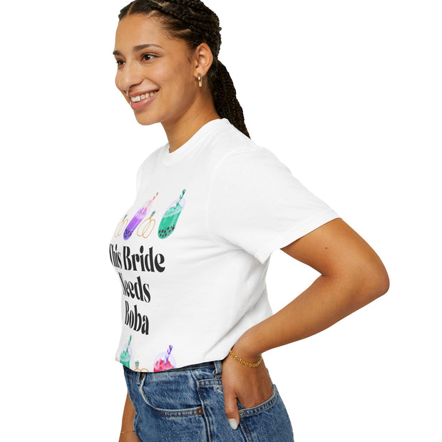 'The Bride Needs Boba' Unisex T-Shirt