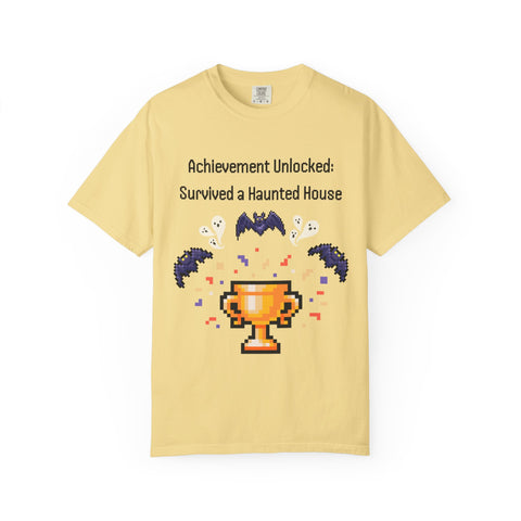 'Achievement Unlocked Haunted House' Unisex T-Shirt