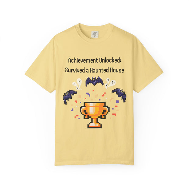 'Achievement Unlocked Haunted House' Unisex T-Shirt