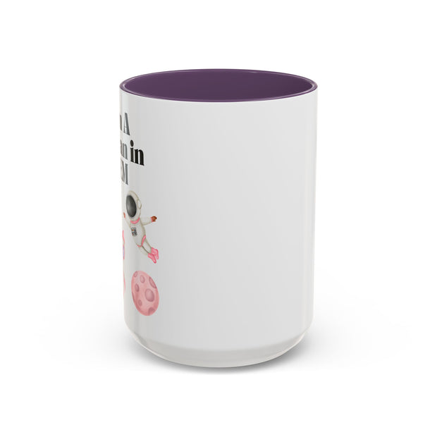 'I Am A Woman In STEM' Astronaut Accent Coffee Mug