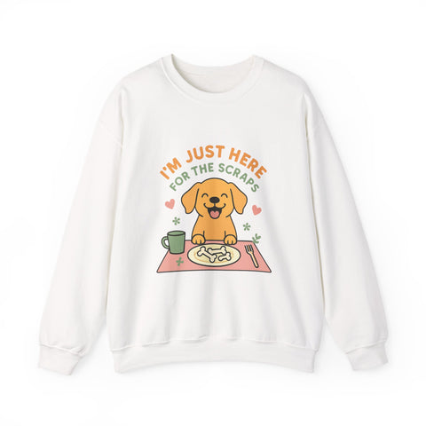 Playful Dog Sweatshirt for Pet Lovers, Unisex Crewneck, Cozy Gift for Dog Owners, Animal Lovers, Cute Pet-Themed Apparel