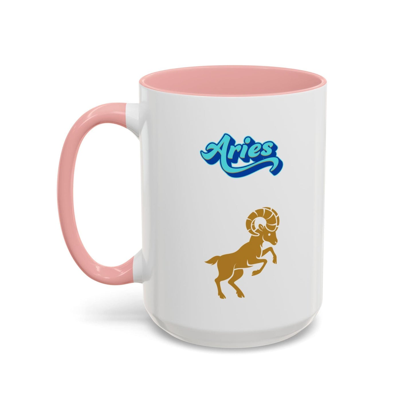 'Aries' Zodiac Accent Coffee Mug