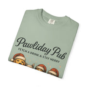 Pawdility Pub Holiday T-Shirt, Dog Lover Gift, Festive Pet Apparel, Cute Animal Tee, Merry Christmas Shirt, Pet-Themed Tee