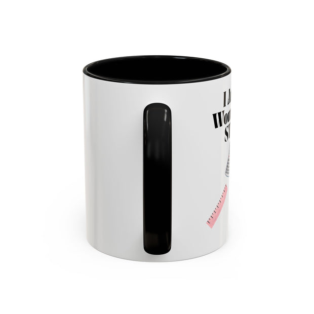'I Am A Woman In STEM' Accent Coffee Mug