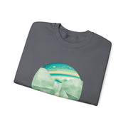 Green Planet Wrapped In A Bow Unisex Crewneck Sweatshirt