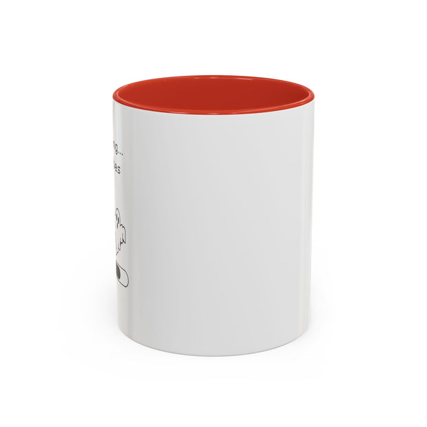 'Now Loading...Spooky Vibes' Accent Coffee Mug