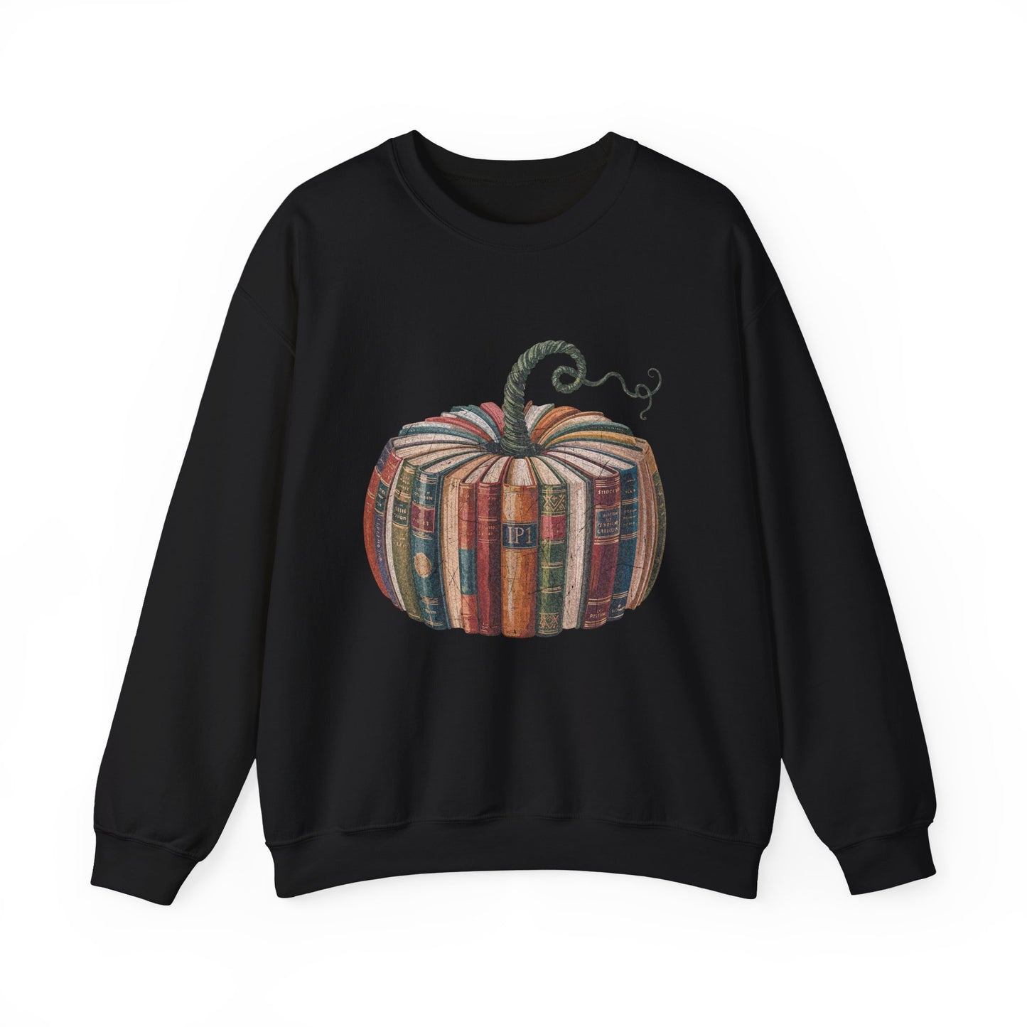 Patchwork Pumpkin Crewneck Sweatshirt | Fall Plaid Pumpkin Shirt