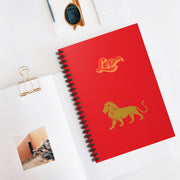 'Leo' Zodiac Spiral Notebook