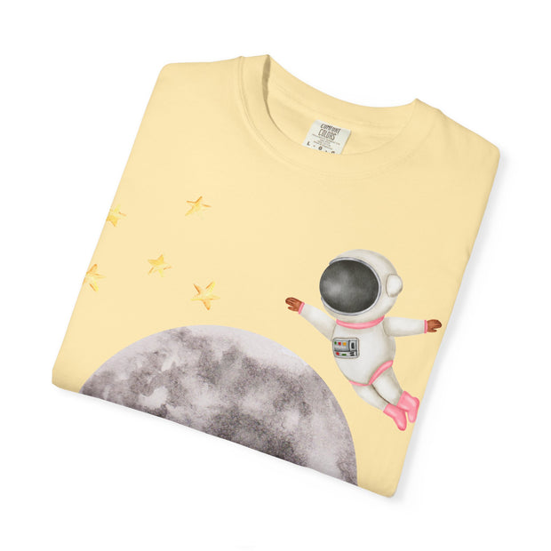Astronaut Flying To The Moon Unisex T-Shirt