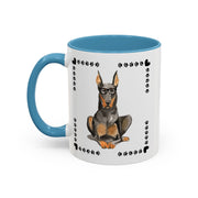 Geeky Good Doberman Accent Coffee Mug