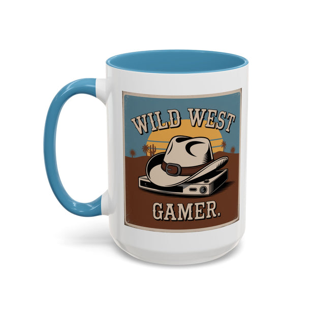 'Wild West Gamer' Accent Coffee Mug