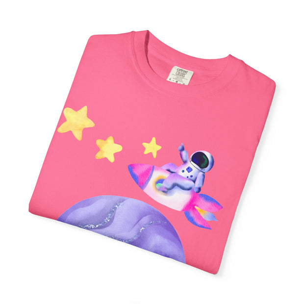 Astronaut Taking Off In Space Unisex T-Shirt
