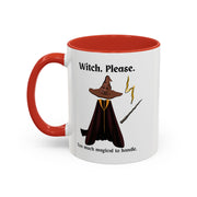 'Witch, Please. Too Much Magical To Handle' Wizard Accent Coffee Mug