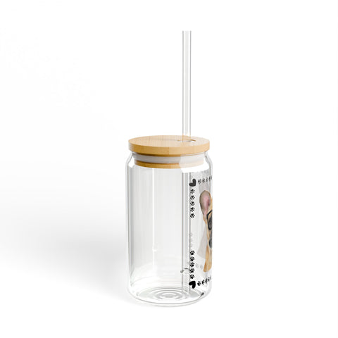 Geeky Good French Bulldog Sipper Glass