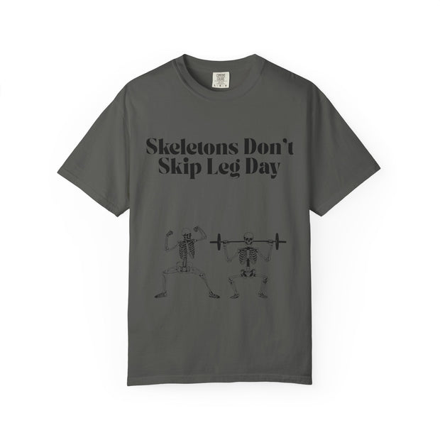 'Skeletons Don't Skip Leg Day' Unisex T-Shirt