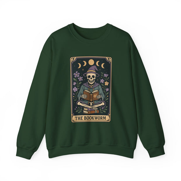 Bookworm Skeleton Crewneck Sweatshirt