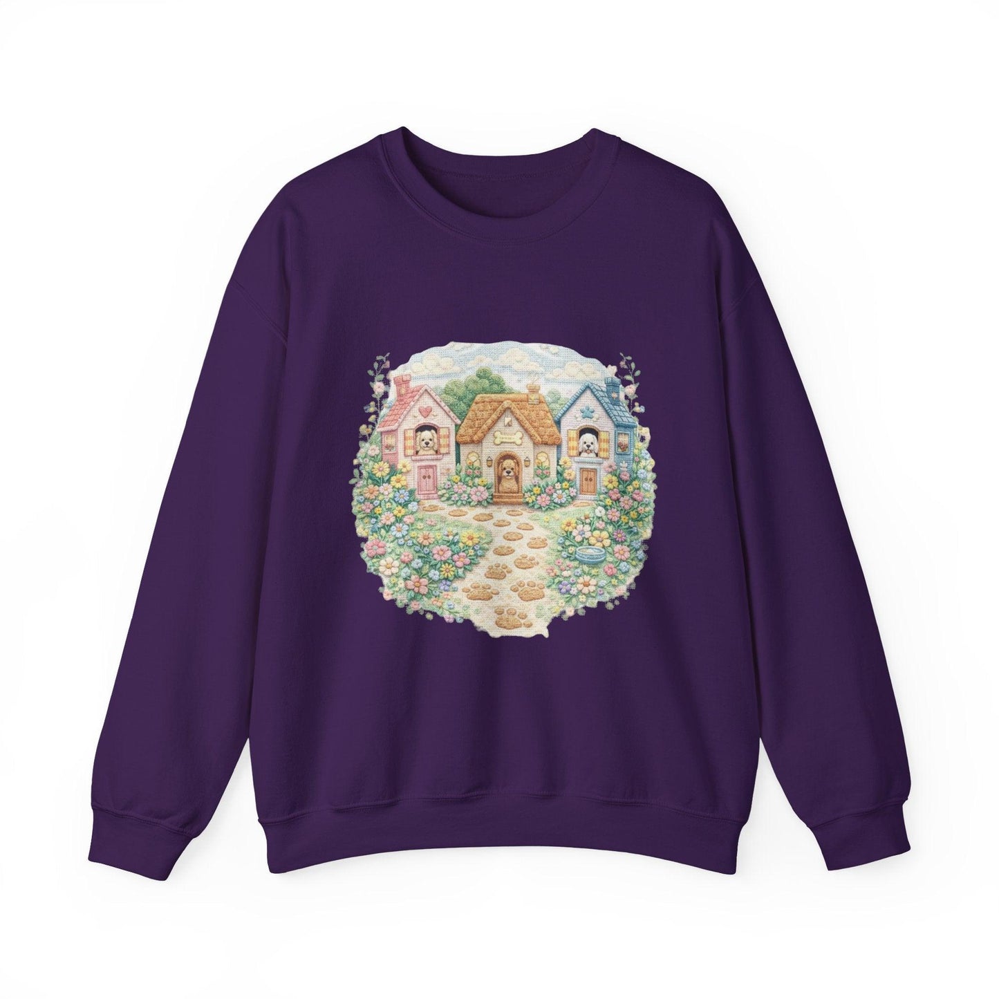 Cottagecore Sweatshirt, Floral Garden Cottage Crewneck, Cozy Vintage Pastel House Shirt