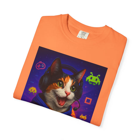 Game On Tricolored Cat Unisex T-shirt