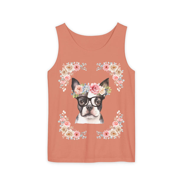 Geeky Goddess French Bullldog Unisex Tank Top
