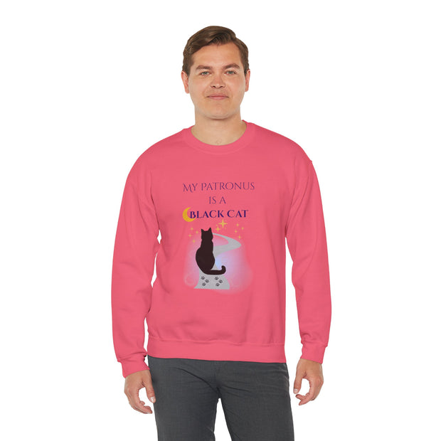 'My Patronus Is A Black Cat' Unisex Crewneck Sweatshirt