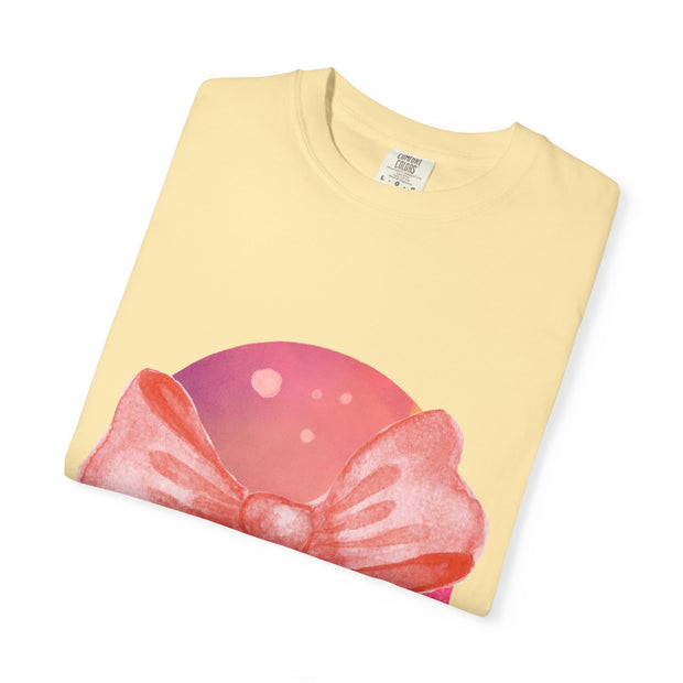 Pink/Yellow Planet Wrapped In Bow Unisex T-Shirt