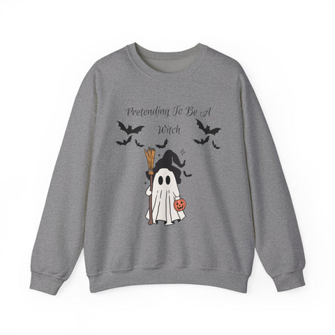 'Pretending To Be A Witch' Unisex Crewneck Sweatshirt