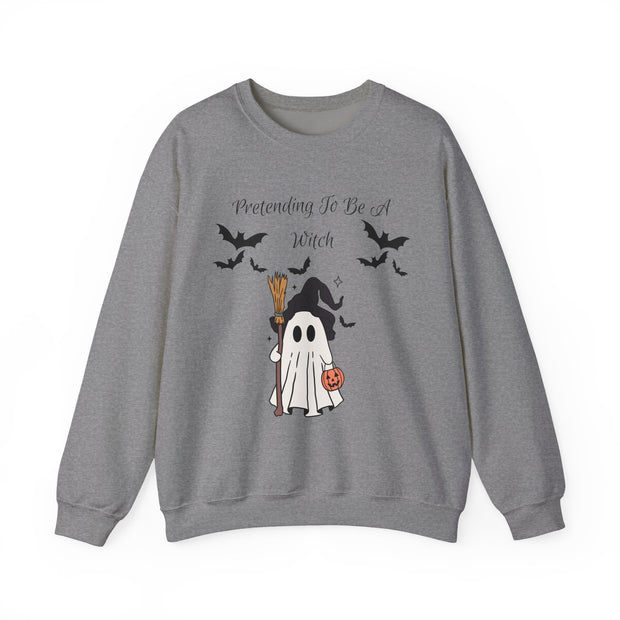 'Pretending To Be A Witch' Unisex Crewneck Sweatshirt