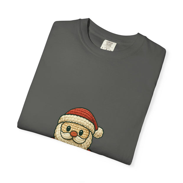 Festive Santa Gaming T-Shirt, Unisex Holiday Tee, Funny Christmas Shirt, Gamer Gift, Cute Santa Design