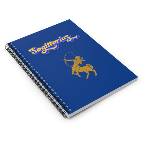 'Sagittarius' Zodiac Spiral Notebook