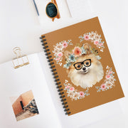 Geeky Goddess Pomeranian Spiral Notebook