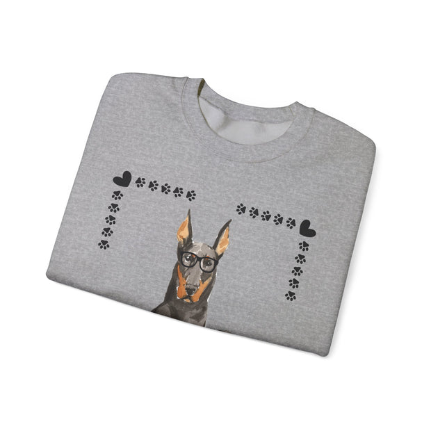 Geeky Good Doberman Unisex Crewneck Sweatshirt