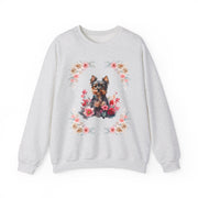 Geeky Goddess Yorkie Unisex Crewneck Sweatshirt