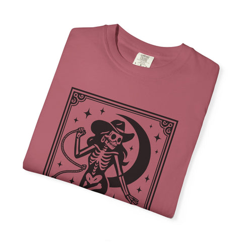 Cowgirl Skeleton Tarot Card Unisex T-Shirt
