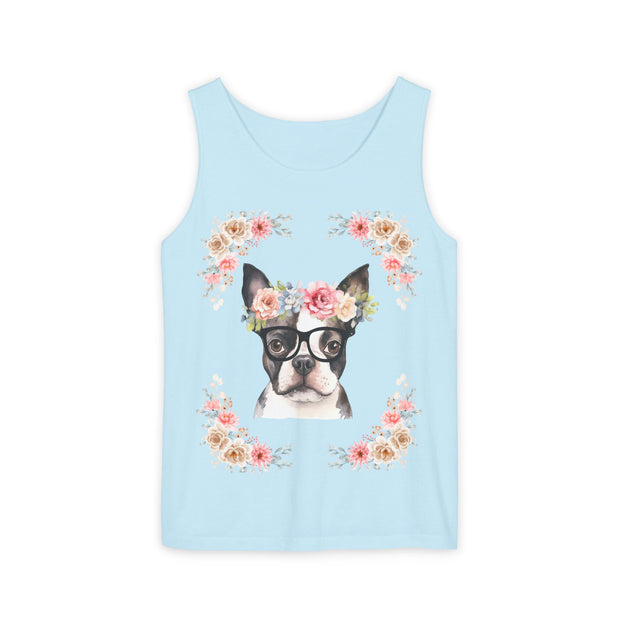 Geeky Goddess French Bullldog Unisex Tank Top