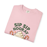 'Sip Sip Hooray' Holiday Unisex T-shirt