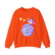 Astronaut Taking Off In Space Unisex Crewneck Sweatshirt