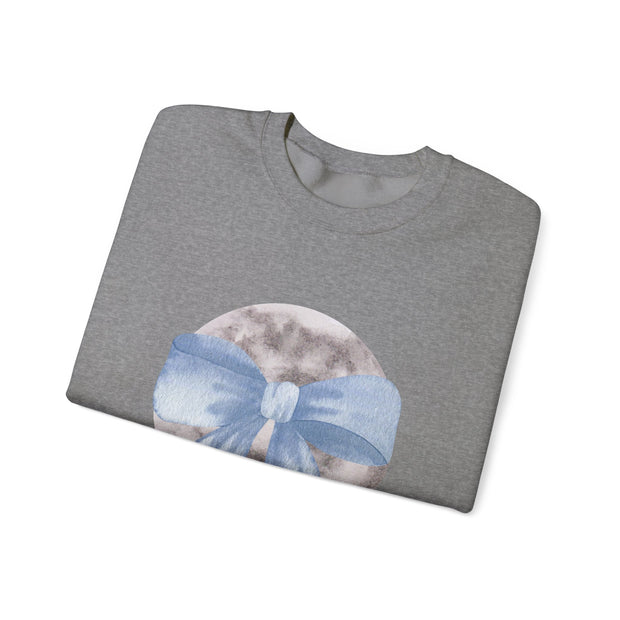 Moon Wrapped In A Bow Unisex Crewneck Sweatshirt