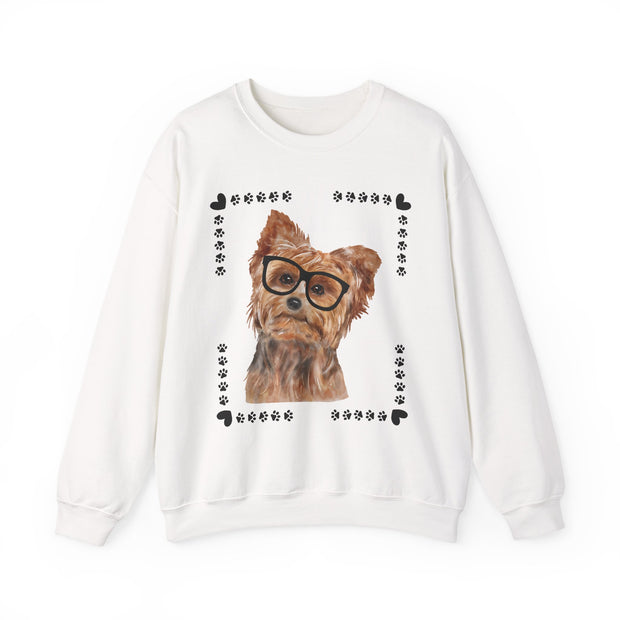Geeky Good Yorkie Crewneck Sweatshirt