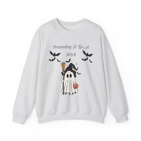 'Pretending To Be A Witch' Unisex Crewneck Sweatshirt
