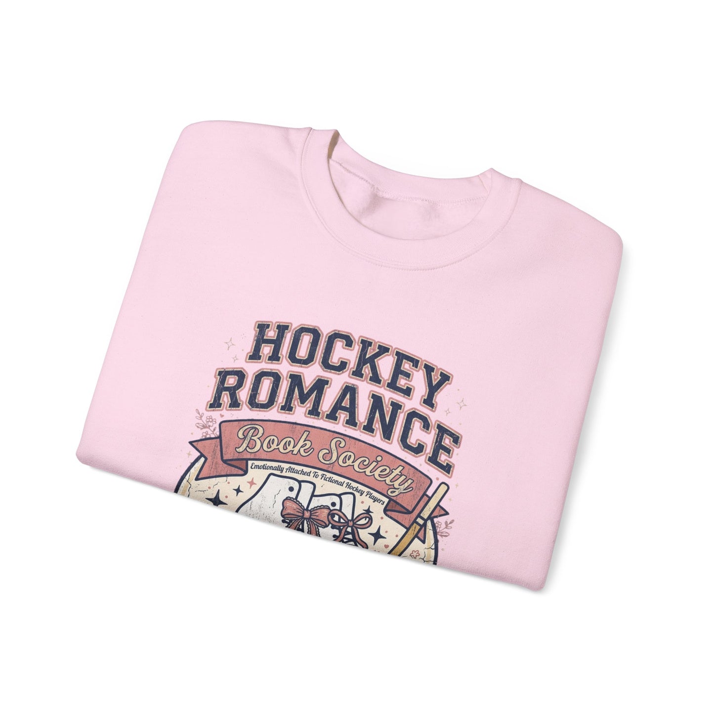 Hockey Romance Sweatshirt, Booktok Hockey Romance Crewneck, Romance Reader Sweatshirt, Cozy Hockey Book Girly Gift