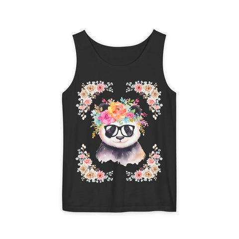 Geeky Goddess Panda Unisex Tank Top