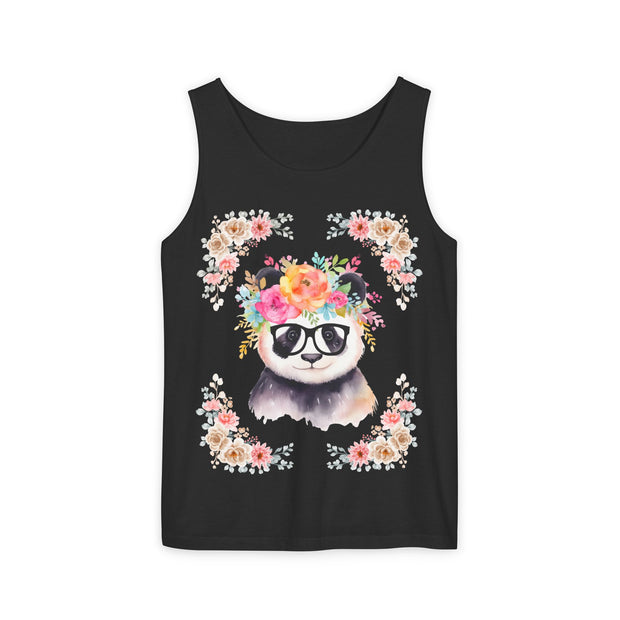 Geeky Goddess Panda Unisex Tank Top