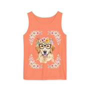 Geeky Goddess Golden Retriever Unisex Tank Top