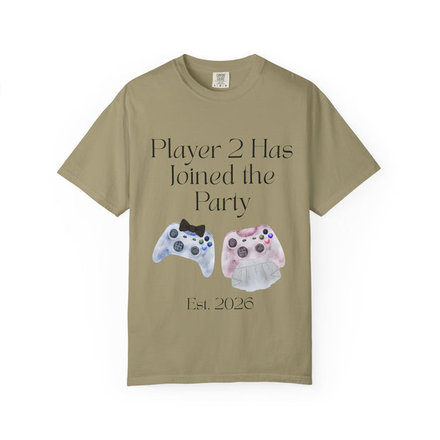 'Player 2 Has Joined The Party' 'Est. 2026' Unisex T-shirt