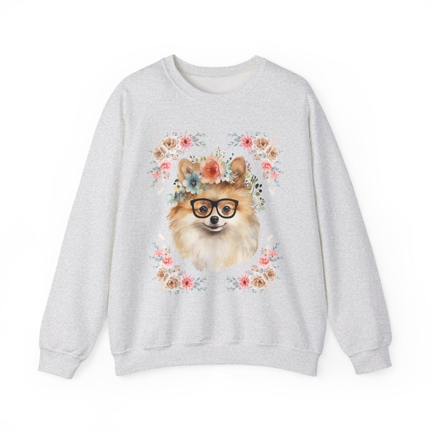 Geeky Goddess Pomeranian Unisex Crewneck Sweatshirt
